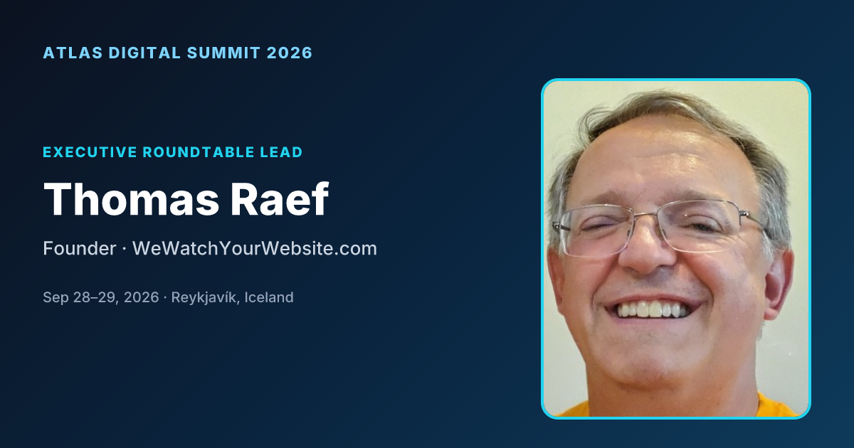Spotlight: Thomas Raef Navigates Critical Infrastructure at Atlas Digital Summit